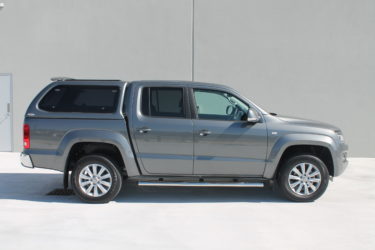 side view of volkswagen amarok with ute canopy