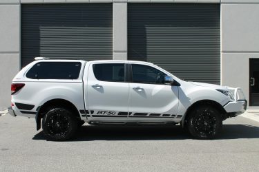 Side View of Mazda BT-50 Ute with Canopy Installed