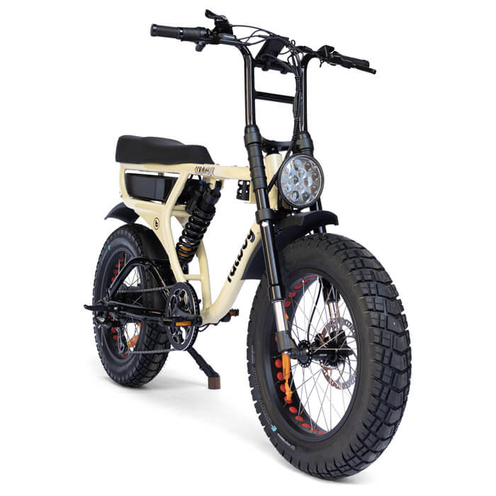 Fatboy electric two seater ebike Scrambler Sand Front
