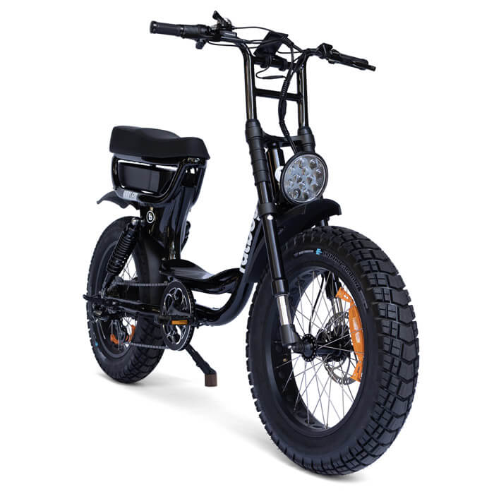 Fatboy electric two seater ebike Harlem Black Front