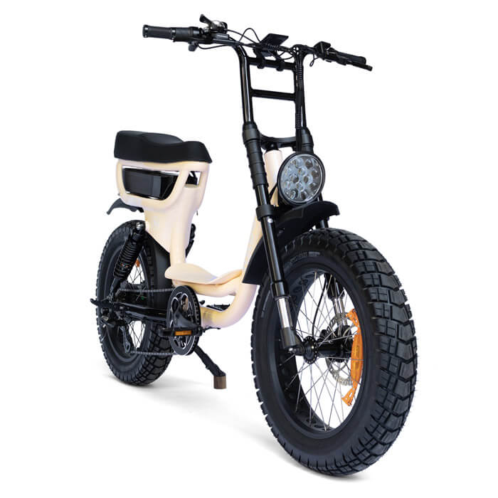 Fatboy electric two seater ebike Harlem Pink Front