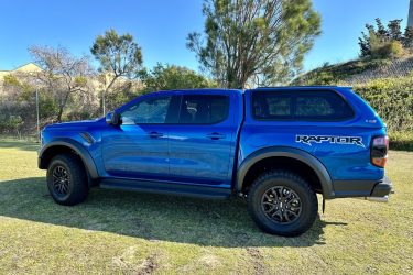 Blue Ford Next Gen Raptor Canopy