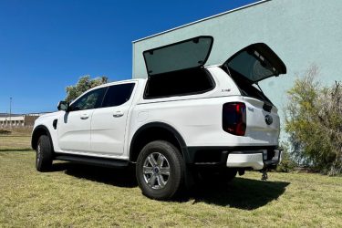 White Ford Next Gen Ranger Ute Canopy